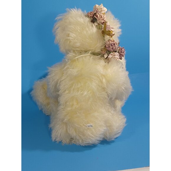 Limited Edition 5/5 Mohair Teddy Bear "Isabella" By Angie Tait 22" Blonde Crown - Picture 10 of 13